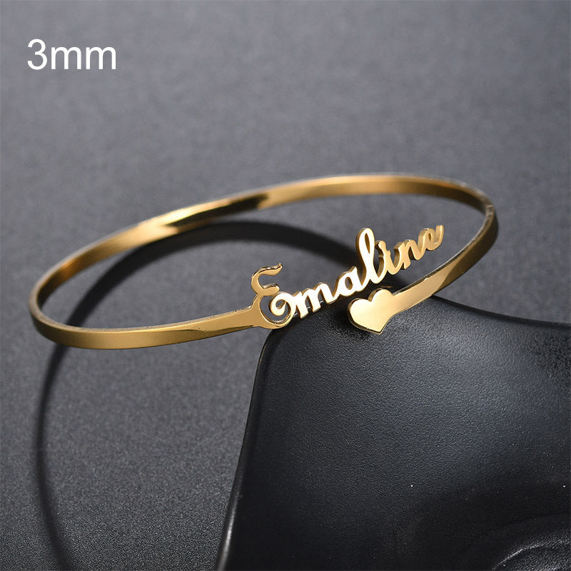 Glow2Glow™ Personalized Name Bangle