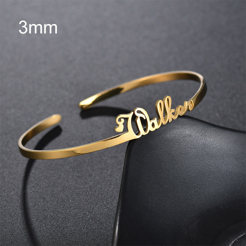 Glow2Glow™ Personalized Name Bangle