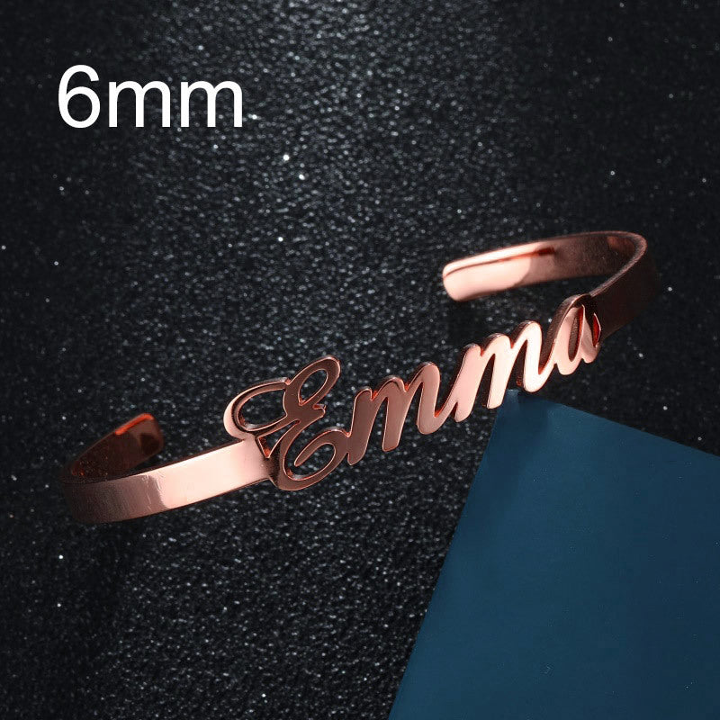 Glow2Glow™ Personalized Name Bangle