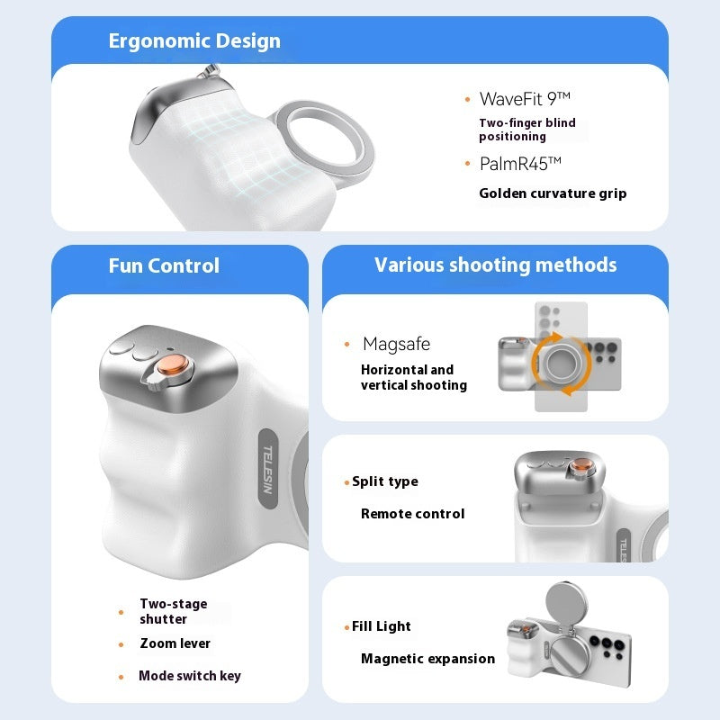 Telesin Magnetic Bluetooth Camera Grip