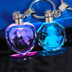 Glow2Glow™ Crystal Photo LED Keychain