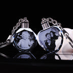 Glow2Glow™ Crystal Photo LED Keychain