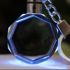 Glow2Glow™ Crystal Photo LED Keychain