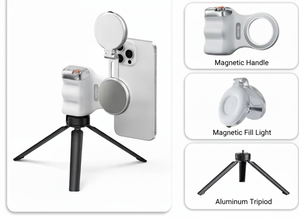 Telesin Magnetic Bluetooth Camera Grip